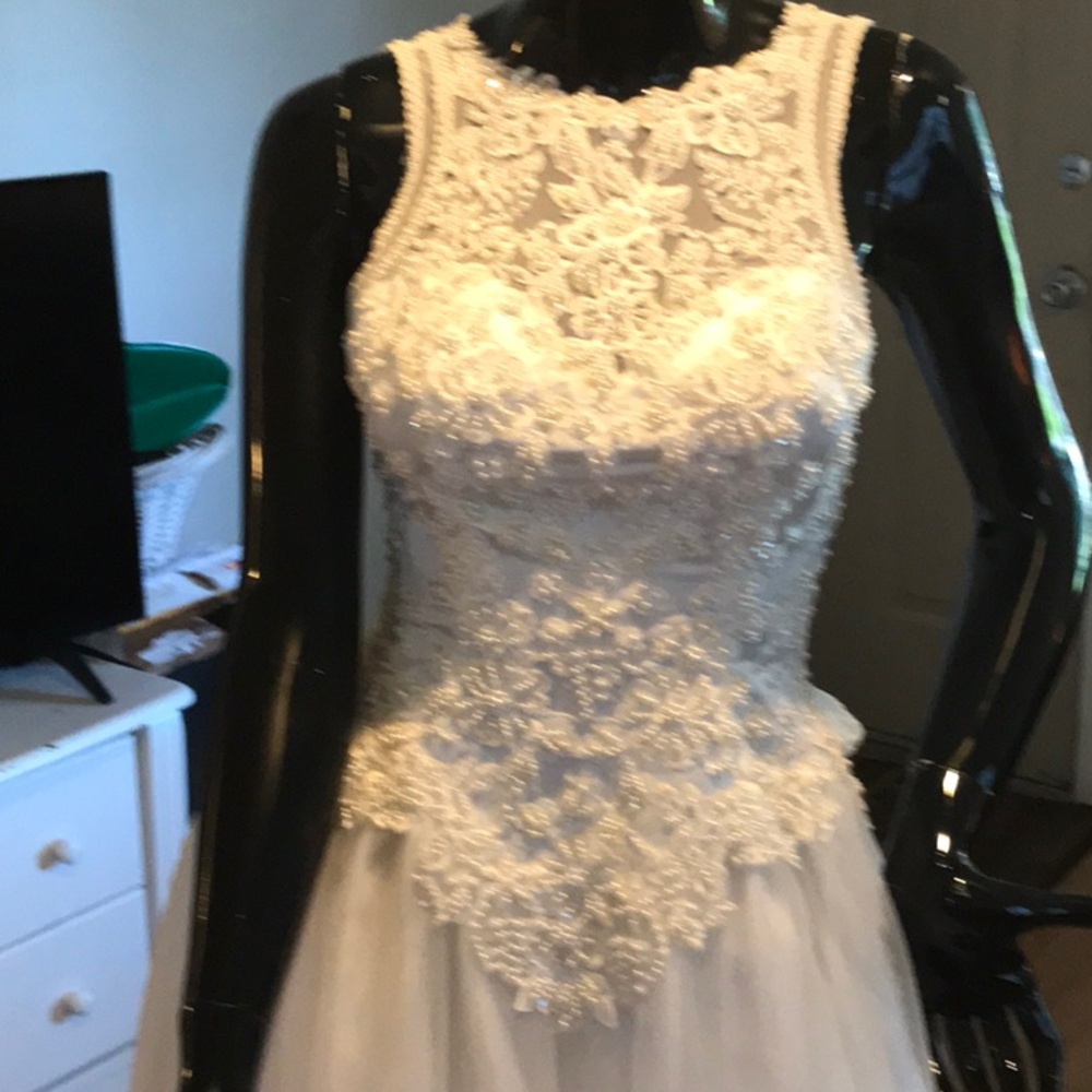Beaded wedding dress